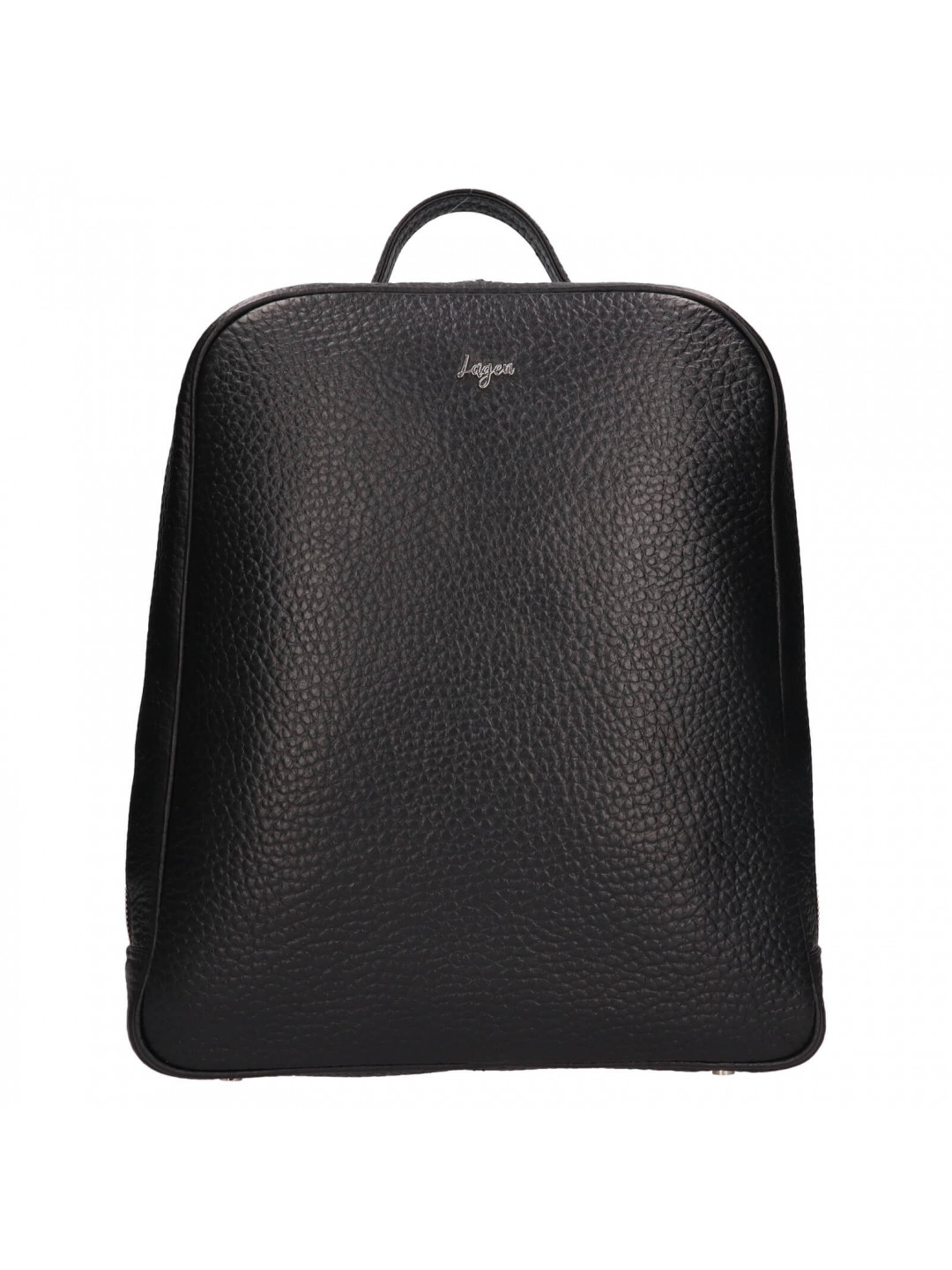 Dámský kožený batoh Lagen Mella – černá